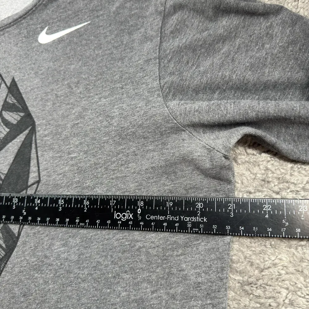 OSU‎ Beavers Football Nike Tee Men's Long Sleeve Grey Shirt Dri-Fit Large